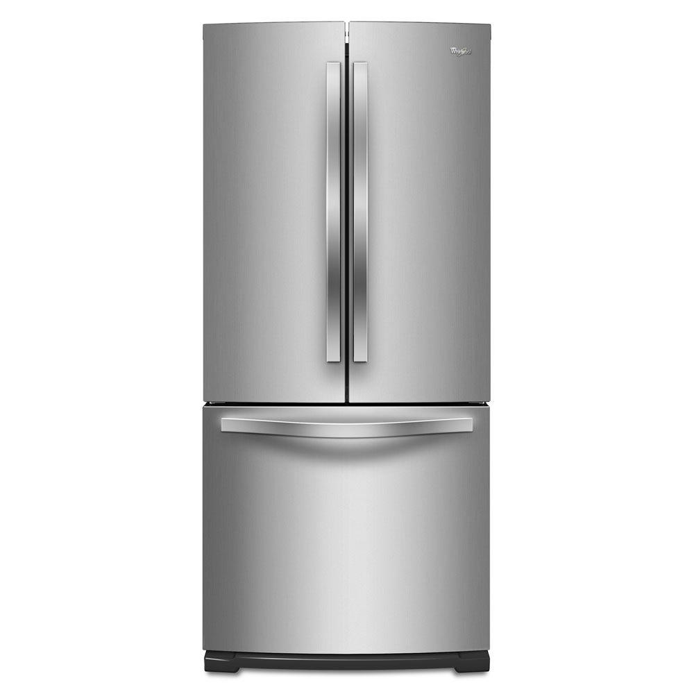 Whirlpool Wrf Smym In W Cu Ft French Door Refrigerator In