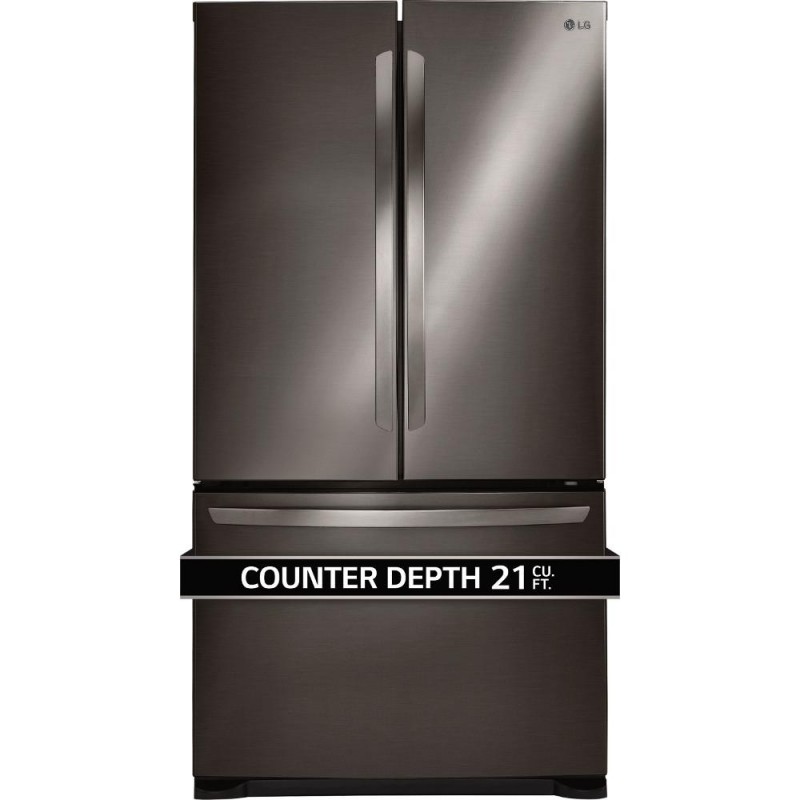 Lg Lfc21776d 20 9 Cu Ft French Door Refrigerator In Black Stainless