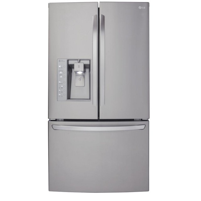 LG LFXC24726S 23.7 cu. ft. French Door Refrigerator in Stainless Steel, Counter Depth