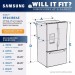 Samsung RF263BEAESR 24.6 cu. ft. French Door Refrigerator in Stainless Steel