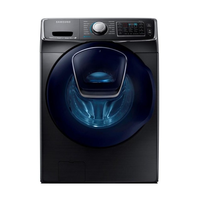 Samsung WF50K7500AV 5.0 cu. ft. High Efficiency Front Load Washer with Steam and AddWash Door in Black Stainless Steel, ENERGY STAR