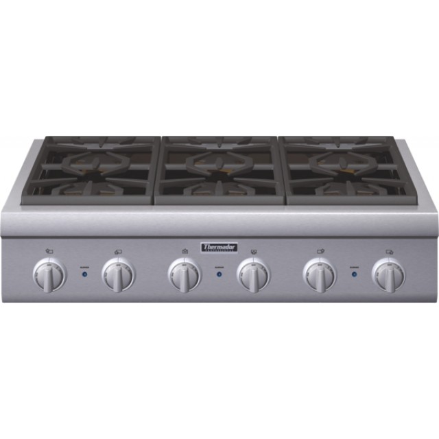 Thermador Professional Series PCG366G 36 In. Pro-Style Gas Rangetop