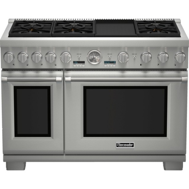 Thermador PRD486JDGU 48 in. Professional Series Pro Grand Commercial Depth Dual Fuel Range 