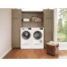 Bosch 500 Series 24 in. WAT28401UC Front Load Washer & WTG86401UC Compact Condensation Dryer in White