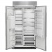 KitchenAid KBSD612ESS 42 in. W 25.2 cu. ft. Built-in Side by Side Refrigerator in Stainless Steel