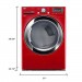 LG DLGX3371R 7.4 cu. ft. Gas Dryer with Steam in Wild Cherry Red, ENERGY STAR