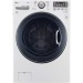 LG WM3770HWA 27 Inch Front Load Washer with 4.5 cu. ft. Capacity, 12 Wash Cycles, 1300 RPM, Steam Cycle, Lo Decibel Operation, TurboWash, ColdWash, SmartThinQ® Technology, TrueBalance, UL Certification, SmartDiagnosis™, NFC Tag-On technology in White