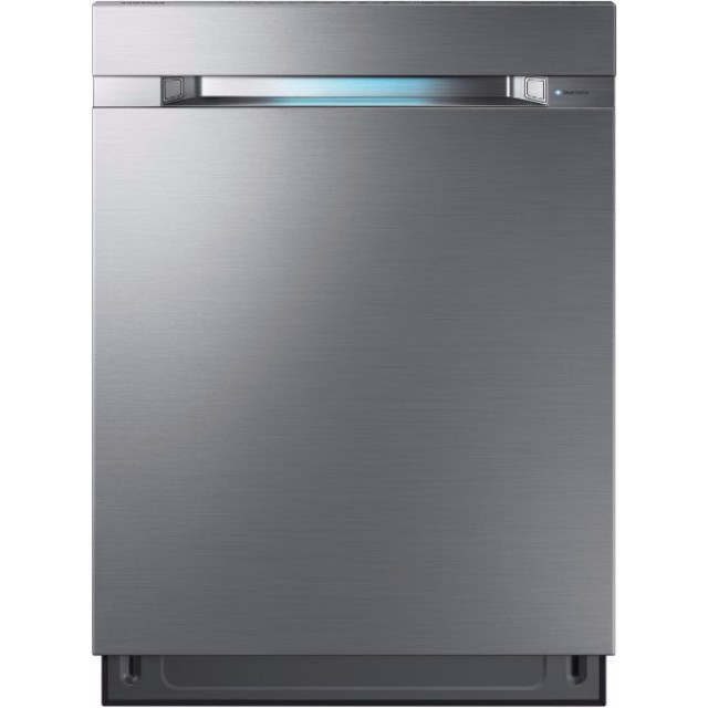 Samsung DW80M9960US 24 in. Top Control Dishwasher in Stainless Steel with Stainless Steel Tub and WaterWall Wash System WiFi