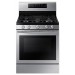 Samsung NX58J7750SS 30 In. 5.8 cu. ft. Freestanding Gas Range Convection Oven, Self-Cleaning Mode in Stainless Steel