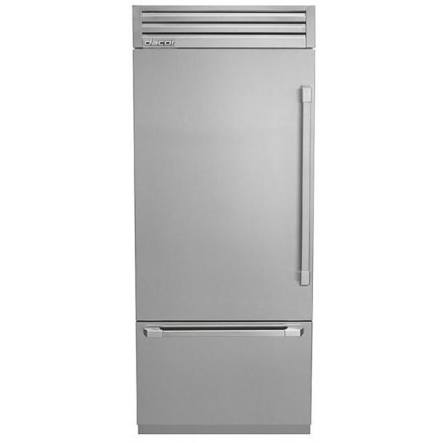 Dacor Discovery DYF36BFTSL Built‑in Bottom Freezer Refrigerator