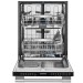 Frigidaire Professional FPID2497RF 47-Decibel Built-in Dishwasher Bottle Wash Feature (Smudge-Proof Stainless Steel) 