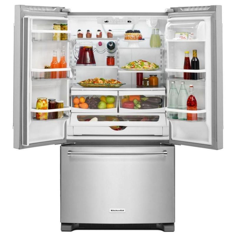  KitchenAid  KRFC300ESS 20 cu ft French Door Refrigerator  