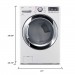 LG DLGX3371W 7.4 cu. ft. Gas Dryer with Steam in White, ENERGY STAR