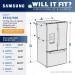 Samsung RF26J7500SR 33 in. W 25.5 cu. ft. French Door Refrigerator in Stainless Steel