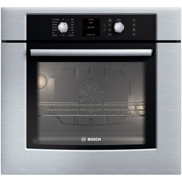 Bosch 500 Series HBL5450UC Electric Single Wall Oven with Convection in Stainless Steel