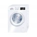 Bosch WAT28400UC 300 Series  24 In. 2.2 cu. ft. Front Load Washer and WTG86400UC 300 Series 4-cu ft Compact Stackable Ventless Electric Dryer (White)