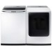 Samsung DV50K8600GW 7.4 cu. ft. Gas Dryer and WA52M8650AW 5.2 cu. ft. High-Efficiency Top Load Washer in White