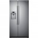Samsung RS22HDHPNSR 22.3 cu. ft. Side by Side Refrigerator in Stainless Steel, Counter Depth