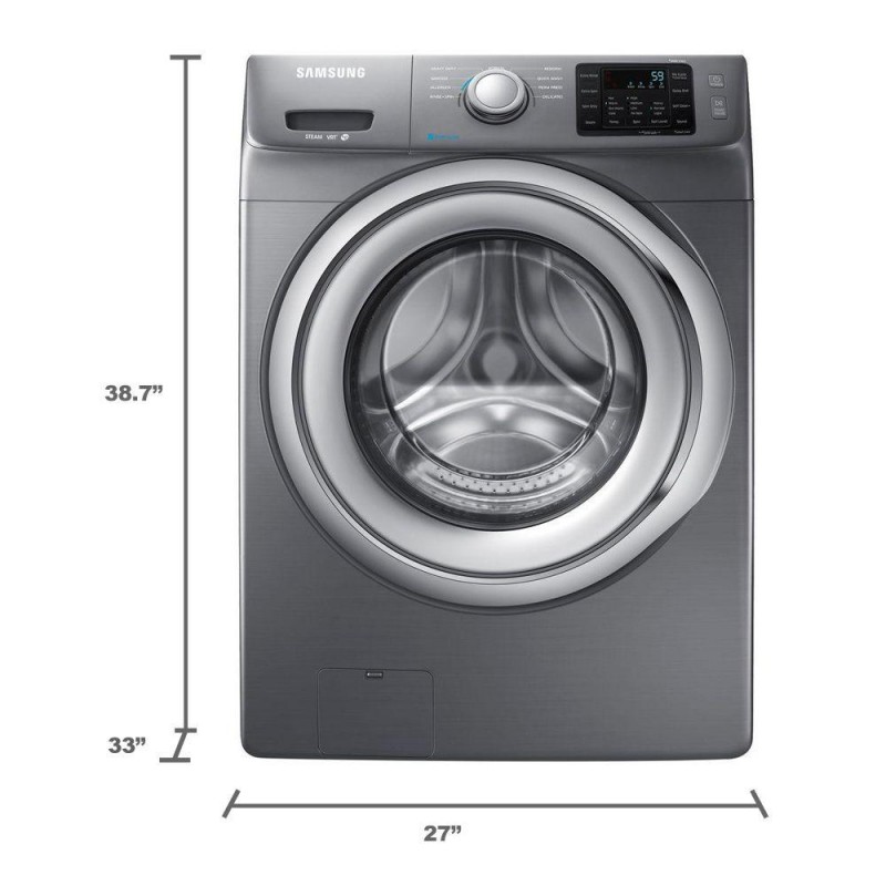 Samsung WF42H5200AP 4.2 cu. ft. Front Load Washer with Steam in ...