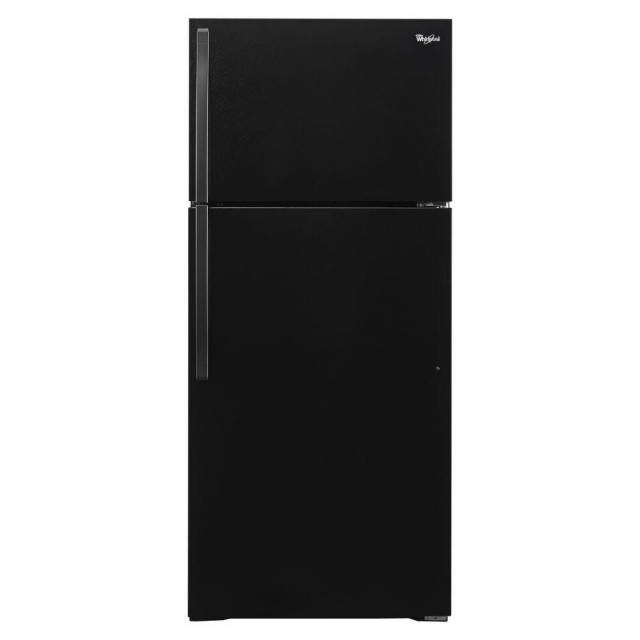 Whirlpool WRT314TFDB 28 in. 14.3 cu. ft. Top Freezer Refrigerator in Black