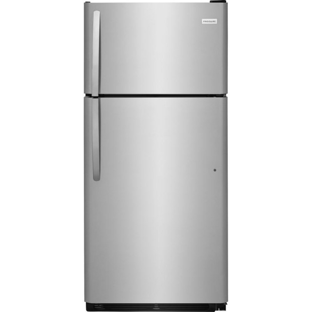 Frigidaire FFTR1821TS 18 cu. ft. Top Freezer Refrigerator in Stainless Best Stainless Steel Refrigerator 2018