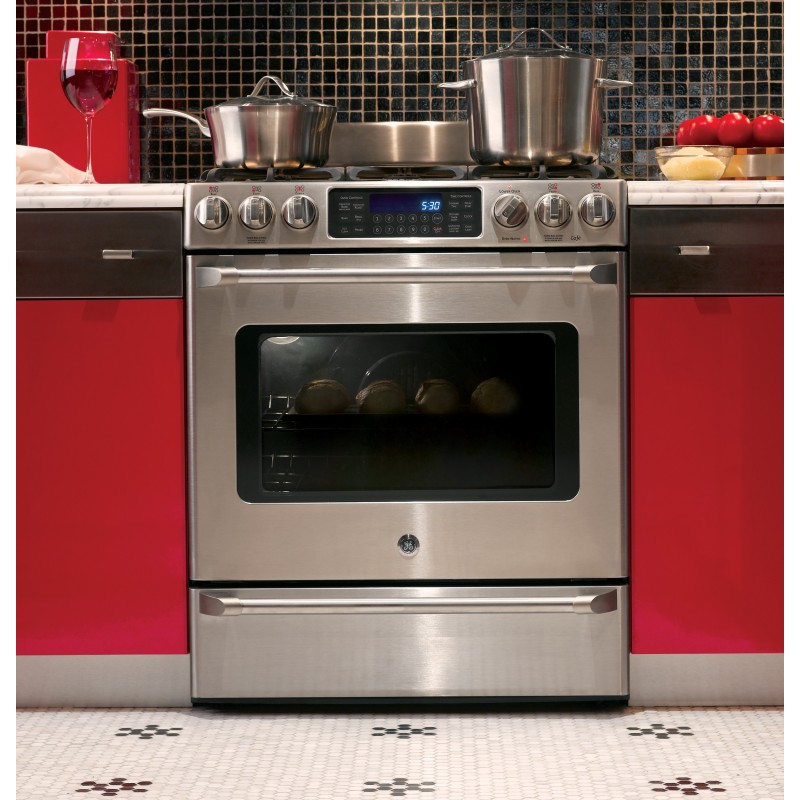 GE Cafe CGS985SETSS 6.4 cu. ft. Gas Range with SelfCleaning Convection