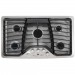 GE Profile PGP976SETSS 36 in. Gas Cooktop in Stainless Steel with 5 Burners including Power Boil Burner