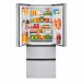 Haier HRF15N3AGS 28 in. W 15 cu. ft. French Door Refrigerator in Stainless Steel