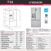 LG LFXS24623S 33 in. 24.2 cu. ft. French Door Refrigerator in Stainless Steel