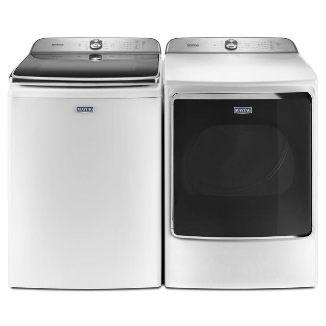 Maytag MVWB955FW 6.2 cu. ft. Top Load Washer and MEDB955FW ExtraLarge