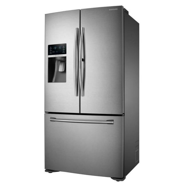 Samsung RF23HTEDBSR 22.5 cu. ft. Food Showcase French Door Refrigerator in Stainless Steel, Counter Depth