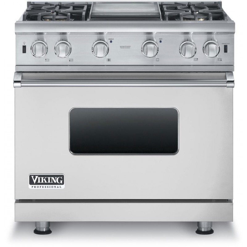 VGR5364GSS - 4 Burners/Griddle, Stainless Steel