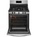 Frigidaire LFGF3054TF 5-Burner Freestanding 5 cu ft Self-cleaning Gas Range EasyCare Stainless Steel