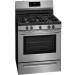 Frigidaire LFGF3054TF 5-Burner Freestanding 5 cu ft Self-cleaning Gas Range EasyCare Stainless Steel