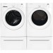 Frigidaire FFFW5000QW 3.9 cu. ft. Front Load Washer and FFQG5000QW 7.0 cu. ft. Gas Dryer in Classic White