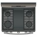GE JGB860EEJES 6.8 cu. ft. Double Oven Gas Range with Self-Cleaning Convection Oven (Lower Oven) in Slate
