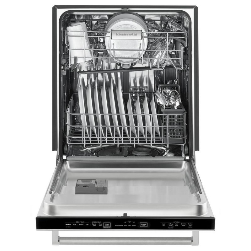 KitchenAid KDTE104ESS Top Control Dishwasher in Stainless Steel with Stainless Steel Tub
