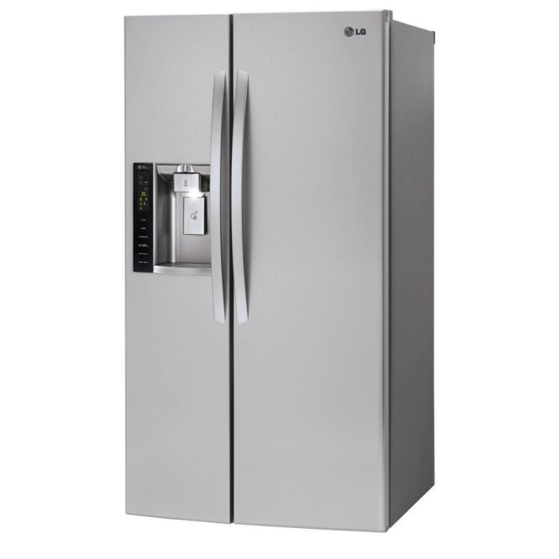 LG LSXS26326S 26.16 cu. ft. Side by Side Refrigerator in Stainless Steel Lg Stainless Steel Side By Side Refrigerator