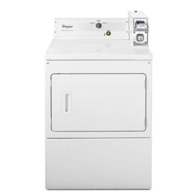 Whirlpool CGM2743BQ 27 in. Commercial Gas Dryer in White 