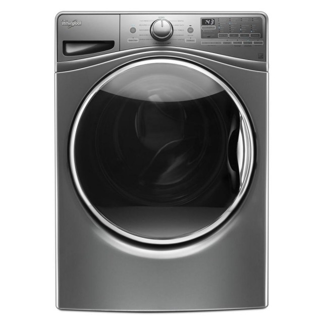 Whirlpool WFW92HEFC 4.5 cu. ft. High-Efficiency Front Load Washer with Steam in Chrome Shadow, ENERGY STAR