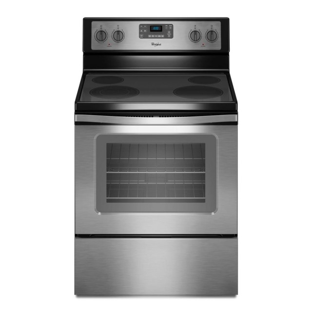Whirlpool WFE515S0ES 5.3 cu. ft. Electric Range with Self-Cleaning Oven in Stainless Steel