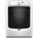 Maytag MHW8200FW Heritage Series 4.5 cu. ft. 27 Inch Front Load Washer and Heritage Series MGD8100DW 27 Inch 7.4 cu. ft. Gas Dryer in White