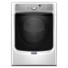 Maytag MGD5500FW 7.4-cu ft Stackable Gas Dryer (White)