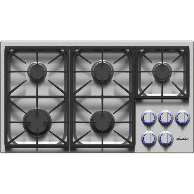 Dacor Discovery DYCT365GS 36 in. Gas Cooktop in Stainless Steel 