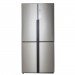 Haier HRQ16N3BGS 16.4 cu. ft. Quad French Door Freezer Refrigerator in Stainless Steel