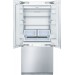 Bosch B36IT800NP Benchmark Series 36 Inch Built In Counter Depth French Door Refrigerator in Panel Ready