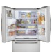 Samsung RF263TEAESR 25.6 cu. ft. French Door Refrigerator with Spill Proof Glass Shelves, Humidity Controlled Crispers, Dual Ice Makers and External Ice/Water Dispenser: Stainless Steel