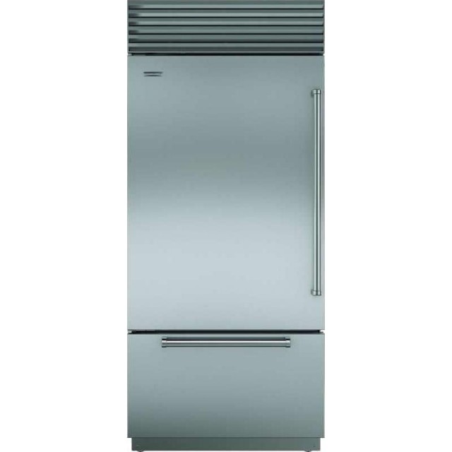 Sub-Zero BI-36UID/S/TH-LH 36" Built In Bottom Freezer Refrigerator - Internal Dispenser