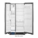Whirlpool WRS315SDHZ Whirlpool 24.6-cu ft Side-by-Side Refrigerator with Ice Maker (Fingerprint-Resistant Stainless Steel)