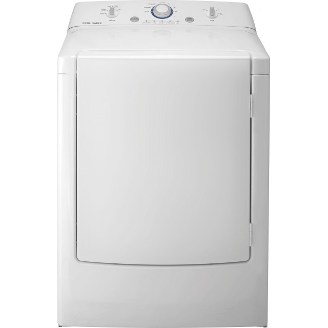 Frigidaire FFRG1001PW 27 Inch 7.0 cu. ft. Gas Dryer with 8 Dry Cycles, 4 Temperature Selections, Wrinkle Release Technology, No Heat Air Fluff and Ready-Select Controls